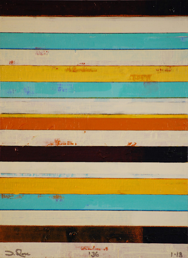 Stripes 136 by David Silva Rose