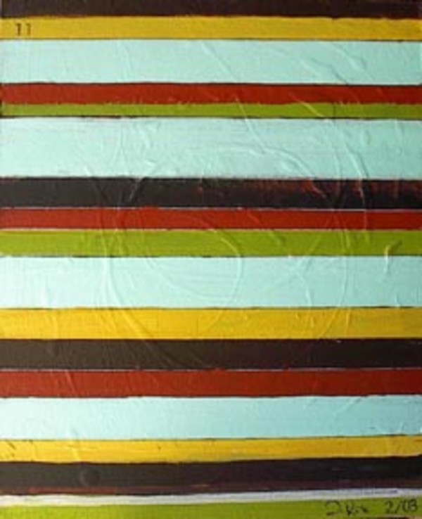 Stripe study #11 by David Silva Rose