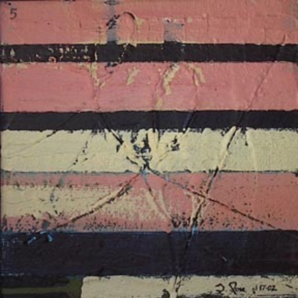 Stripe Study #5 by David Silva Rose
