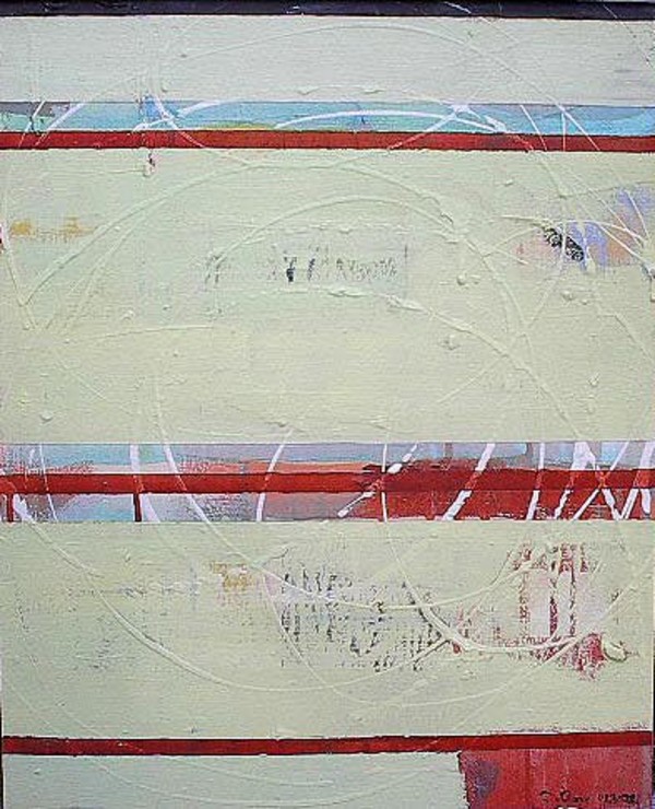 Stripe Study #9 by David Silva Rose