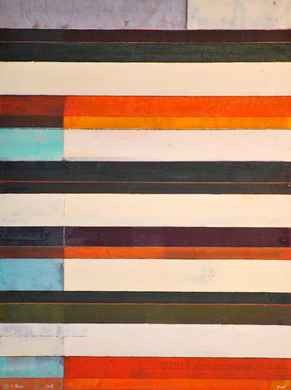 Stripes 169 by David Silva Rose
