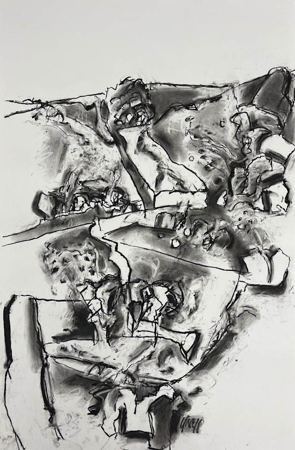 Charcoal Landscape 03 by Les Graff (RCA), Image 2.