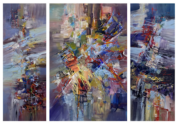 Commissioned paintings (set of 3) by Ernestine Tahedl (RCA)