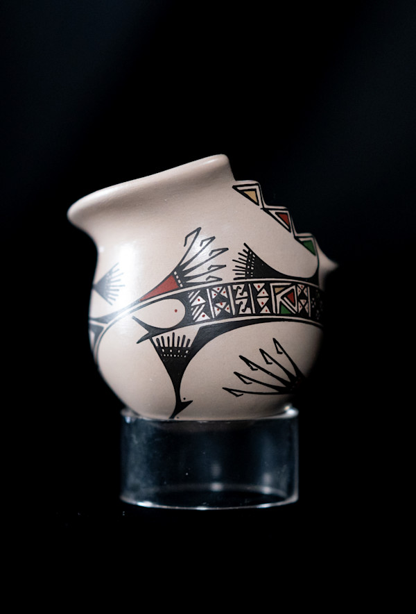 Small Open Mouth Pot by Angela Corona