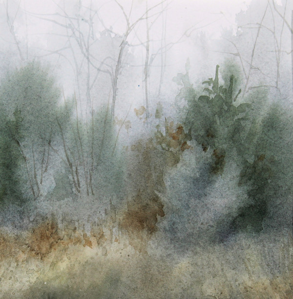 Edge of the Woods, Winter by Robin Edmundson