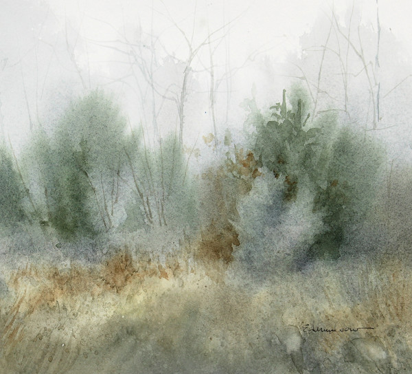 Edge of the Woods, Winter 2 by Robin Edmundson