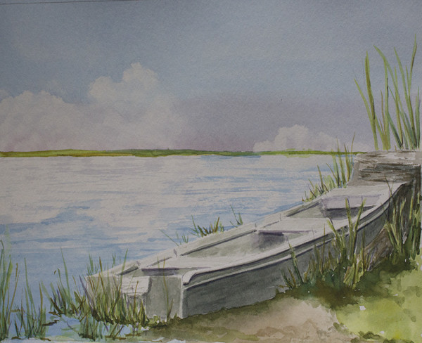 Boat Marsh #4 by Robin Edmundson
