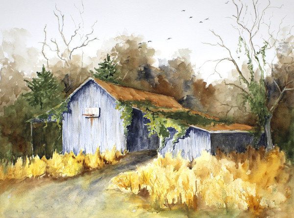 Barn Near the Woods by Robin Edmundson