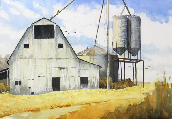Linton Barn - Study by Robin Edmundson