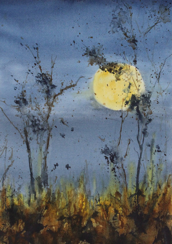 Twilight Moonrise by Robin Edmundson