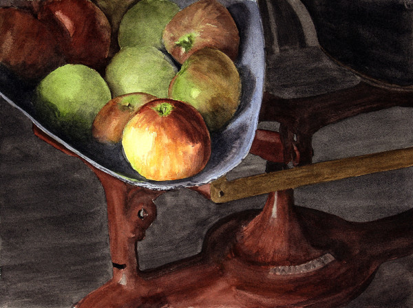 Weighing Apples by Robin Edmundson