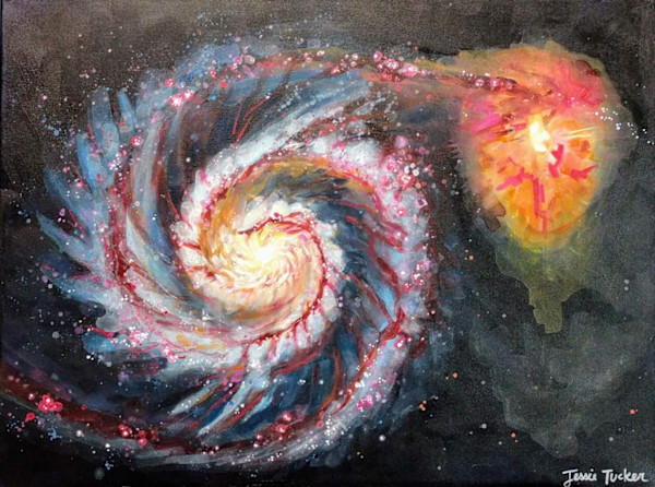Whirlpool Galaxy by Jessie Tucker