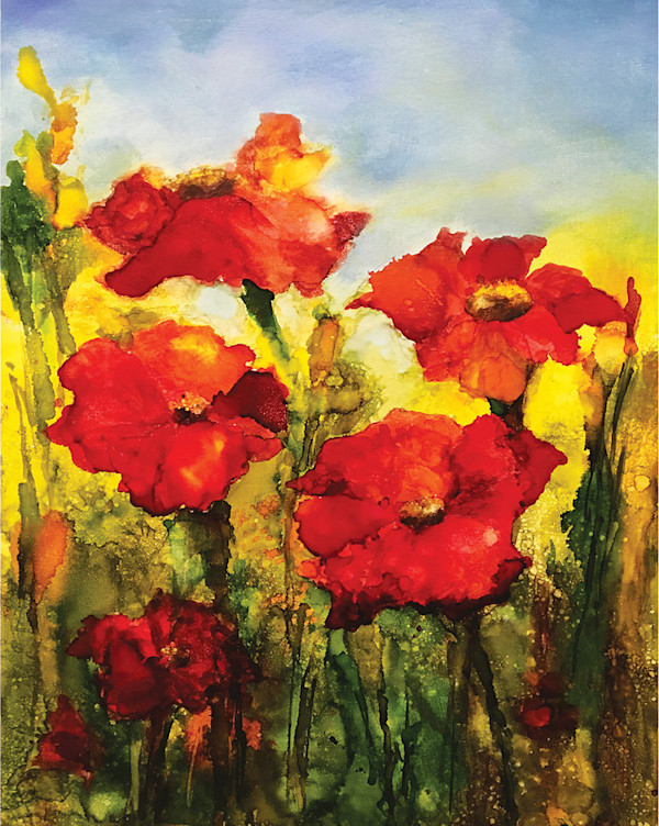 Poppy Fields Forever by Gini Crepps