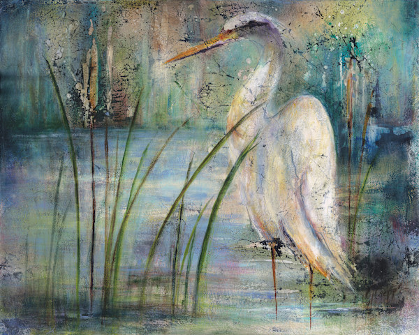 Delta Heron by Gini Crepps