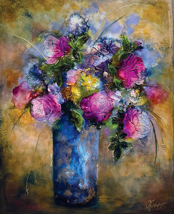 Essence of Rose adn Gold by Gini Crepps