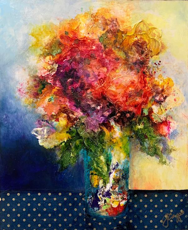 Flowers Make Me Happy by Gini Crepps