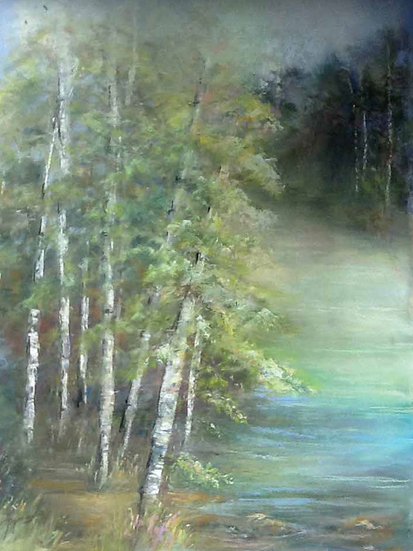 Misty River by Gini Crepps