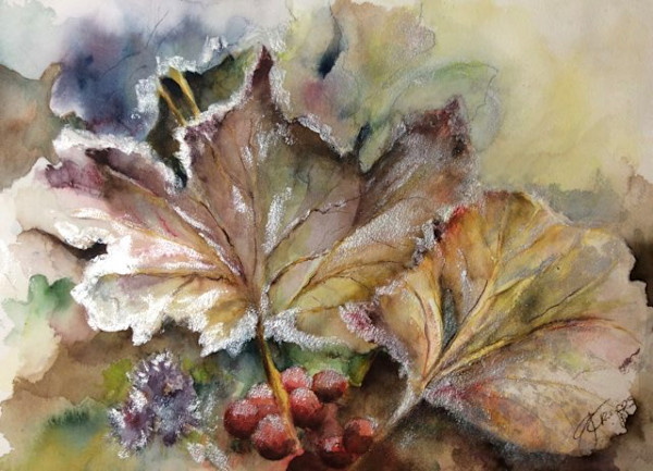 Frosted Grapes by Gini Crepps