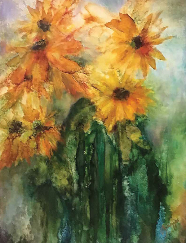 Sunshine Sunflowers by Gini Crepps