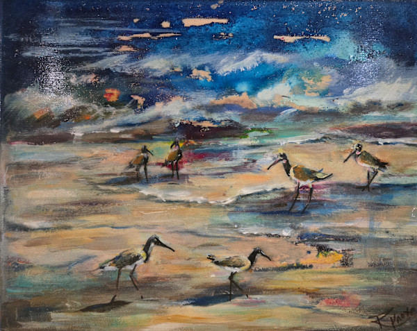 Sandpiper Dances (Willetts) by Robin Knox