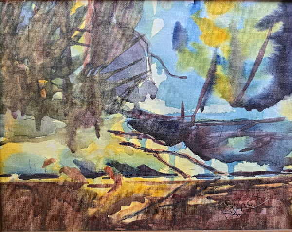 Moresby Pond Impressions by Robin Knox