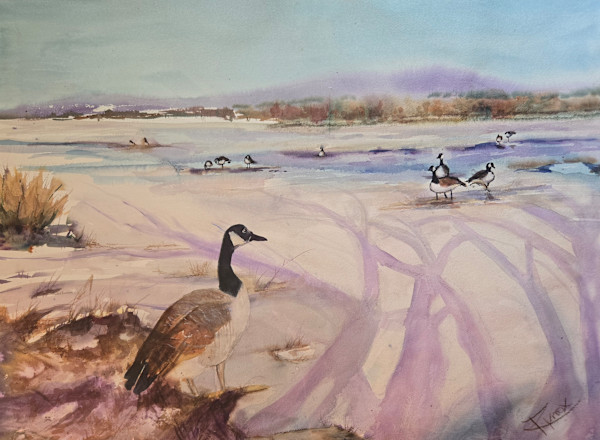 Spring Thaw On the Ottawa River by Robin Knox
