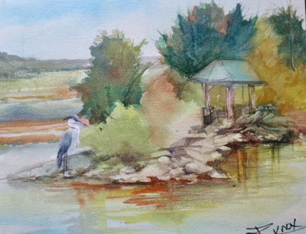 Pembroke Fishing Spot by Robin Knox