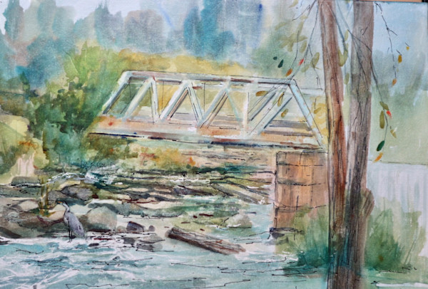 Fishing Spot Smiths Falls by Robin Knox