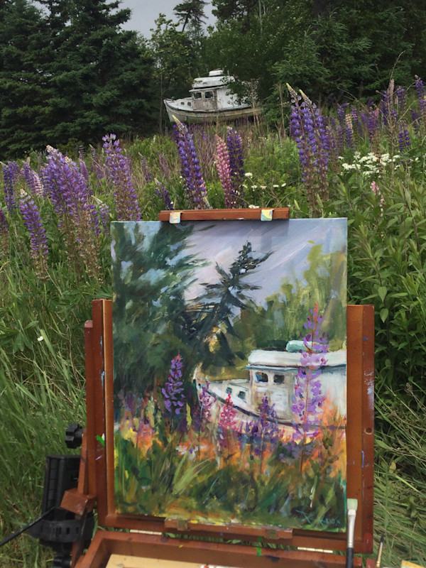 High and Dry Amongst the Lupins by Robin Knox