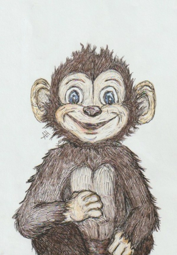 Happy Monkey by addison harper, Image 1.