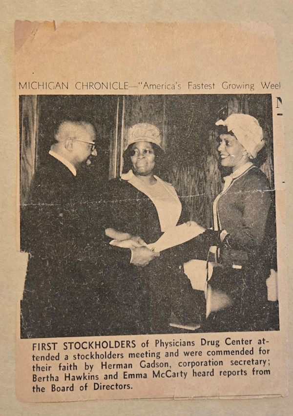 Emma Lee (Davis) McCarty in the Press