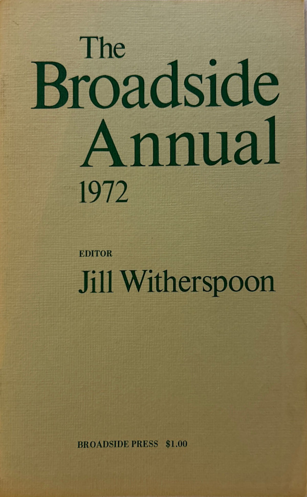 The Broadside Annual by Jill Witherspoon Boyer, Image 1.