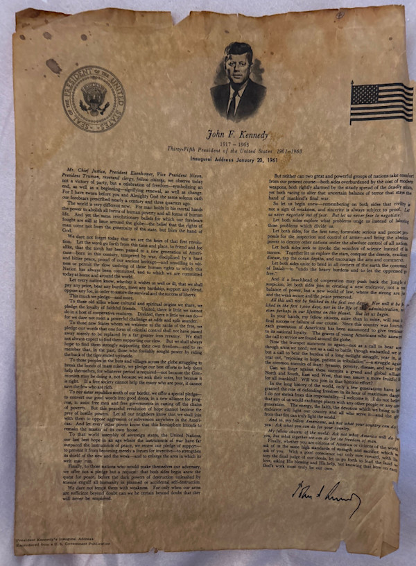 John F. Kennedy Inaugural Address