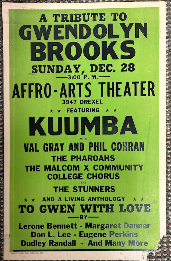 A Tribute to Gwendolyn Brooks - Poster