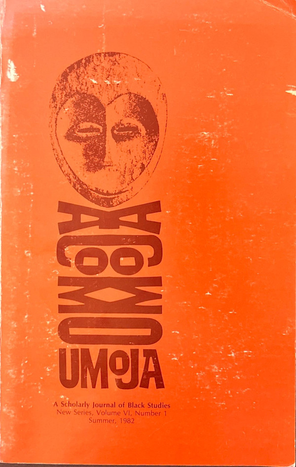UMOJA: A Scholarly Journal of Black Studies