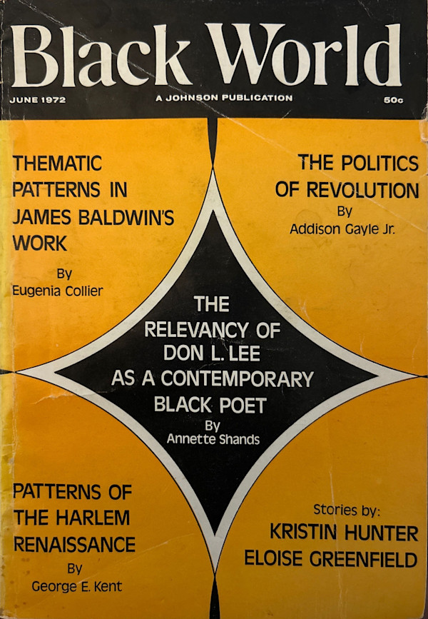 Black World - June 1972 by Hoyt W. Fuller