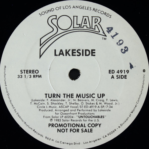 Turn The Music Up - ED 4919 - Promo by Lakeside