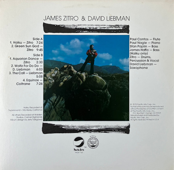 New Moon in Zytron by James Zitro and David Liebman, Image 1.