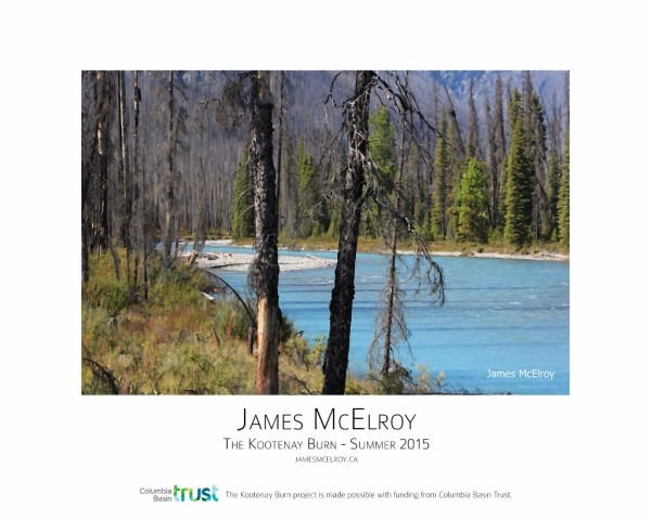 Kootenay Burn - A Four Seasons Framed Poster Series - Summer by James McElroy