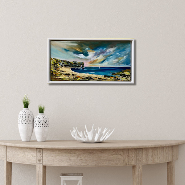 Durdledoor under a Stormy Sky by Marja Brown