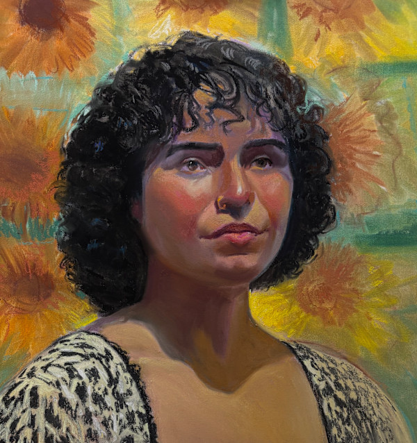 Portrait 6.4.2025 by Christine M Wendel-Farrugia