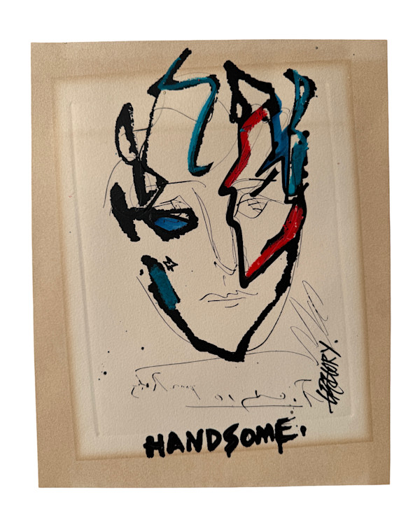 Handsome Roby PICASSO x GREGORY. Etching #4 by Gregory Siff, Image 1.