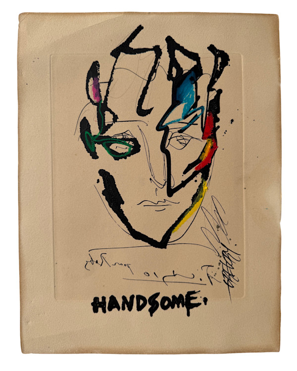 Handsome Roby PICASSO x GREGORY. Etching #5 by Gregory Siff, Image 1.