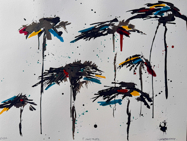 7 Palm Trees by Gregory Siff, Image 1.