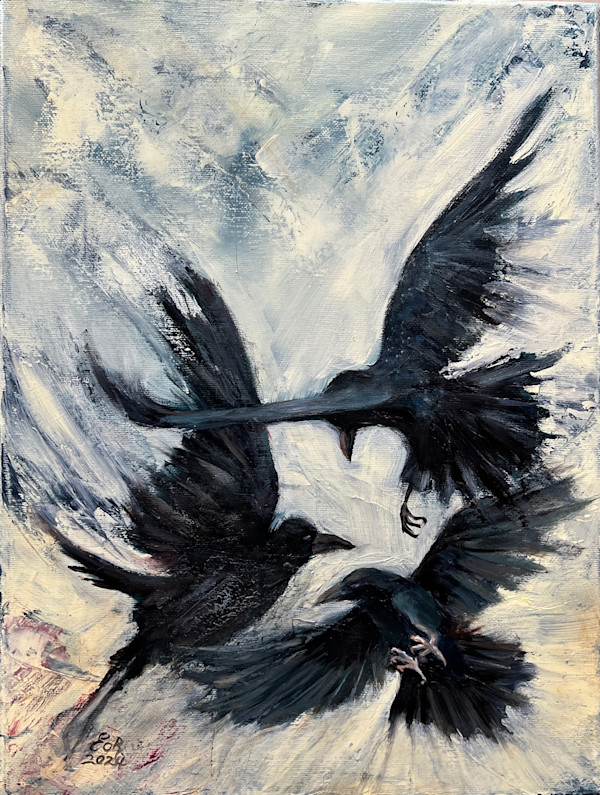 Dancing Crows by Eithne O'Riordan
