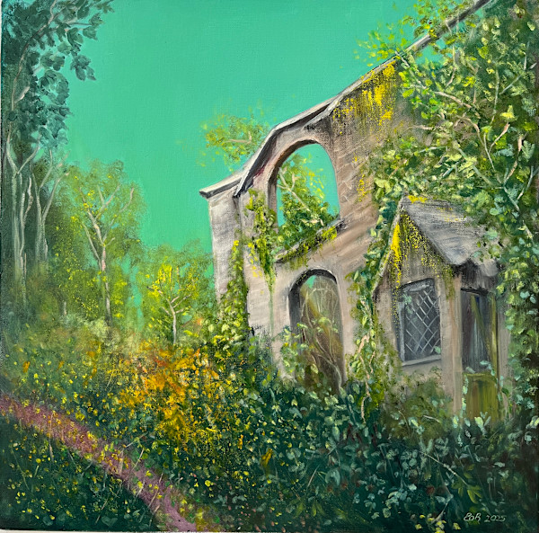Forested Lodge by Eithne O'Riordan