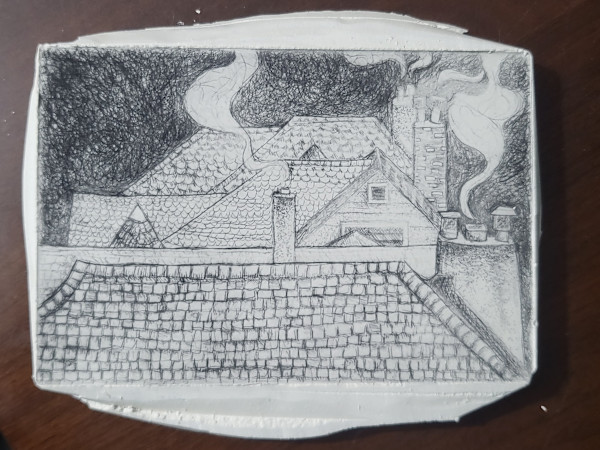 Rooftop View by Sam Larson