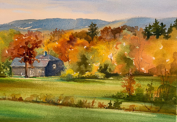 Iliana's Barn, River Road by Betsy Jacaruso