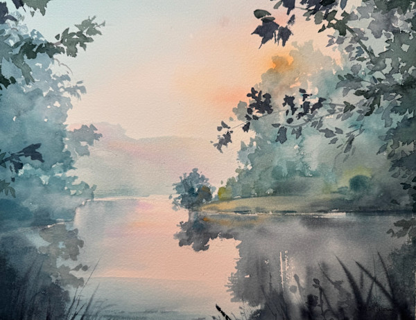 Cove in the Mist by Betsy Jacaruso Gallery