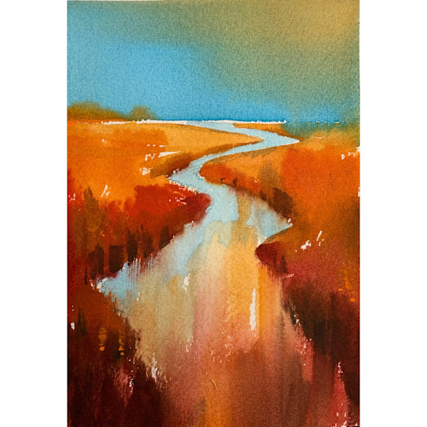 Spirit River Crimson, Betsy Jacaruso by Betsy Jacaruso Gallery